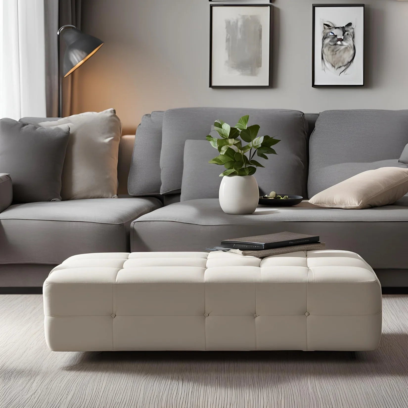 Minimalist Wooden Bench for Modern Homes - Ottoman - CRUZ INTERNATIONAL - Furniture Store